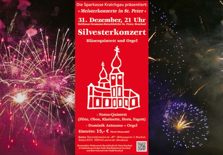 Silvesterkonzert - Ankündigung - Flyer