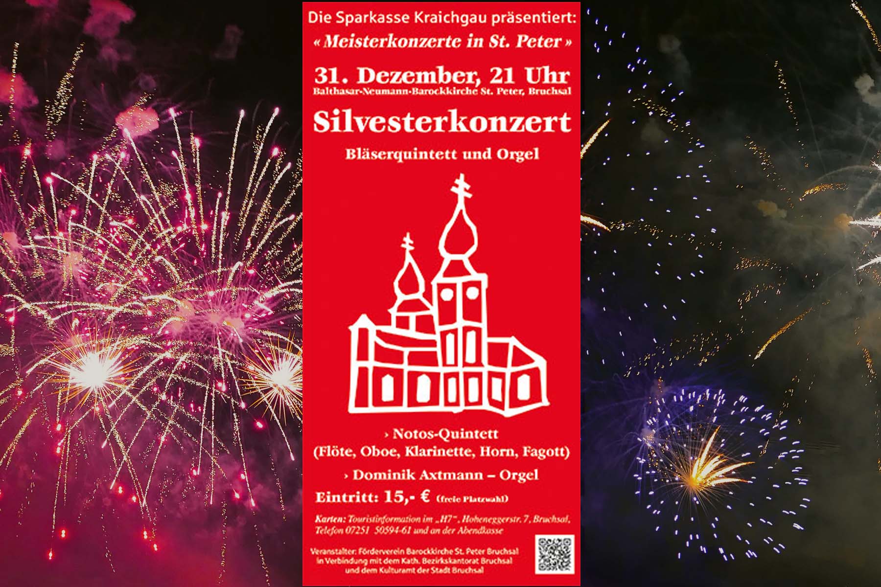 Silvesterkonzert - Ankündigung - Flyer